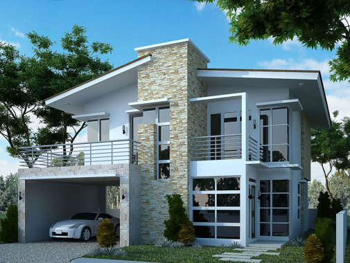 House exterior 3D rendering