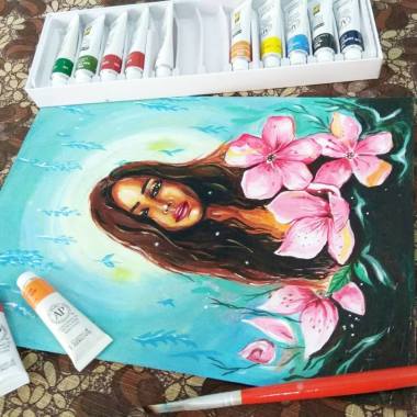 Acrylic on paper