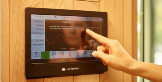 A sauna with individual settings