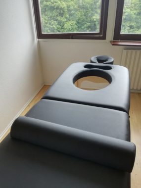 Graviditetsbriks, så alle kan ligge på maven