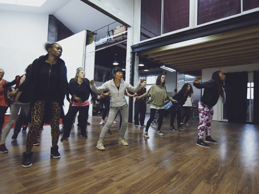 Le Plateau Evénementiel pendant un Stage de Raggae.