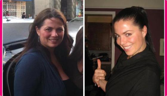 une jeune maman ayant perdu 20 kilos/via skype