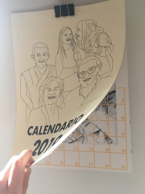 Calendario personalizado 2019 A3