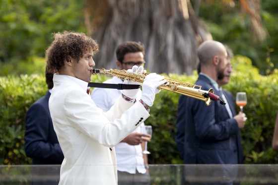 Saxophoniste professonnel pour cocktail d'entreprise