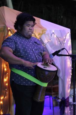 Playing Djembe for a Formal Event.