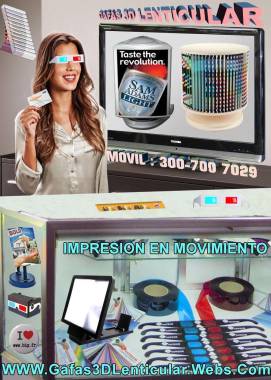 GAFAS 3D LENTICULAR BOGOTA