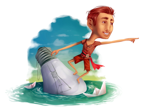 Ilustración aventura