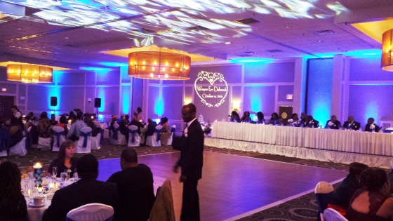 Wedding reception complete!