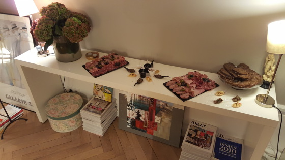 Buffet campagnard chic chez un particulier