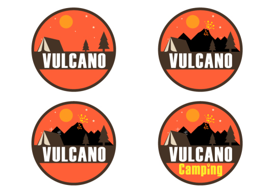 CREACIÓN DE LA IDENTIDAD Vulcano Camping