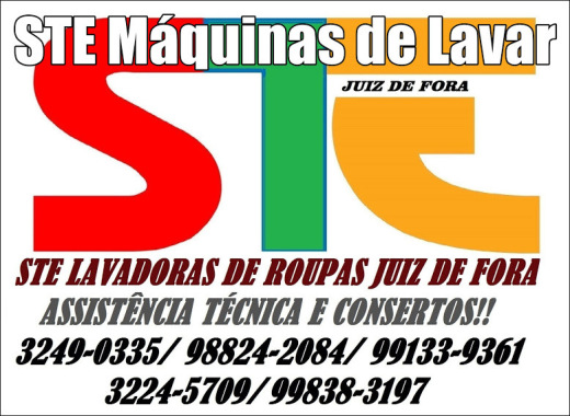 Ste Lavadoras De Roupas Jf