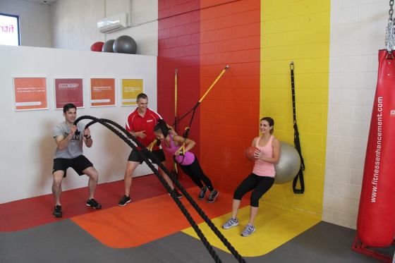 Small group fitness. Train up to 4 people for the same price as 1 thereby cutting the cost of your session down by 75%