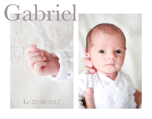 Faire-part naissance