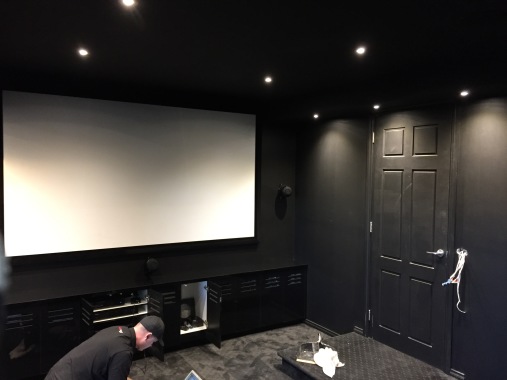 Installation Of A Full home Cinema.