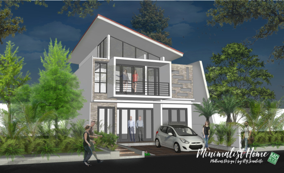 Projek Desain rumah minimalist dibilangan Tangerang.
