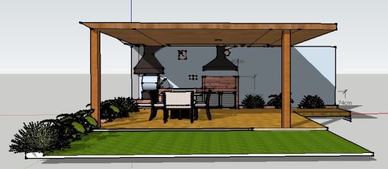 3D Terraza Quincho, Lomas Concepcion