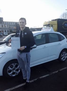 One of my very happy customers who had a fantastic pass with only one tiny minor fault. 3/1/18