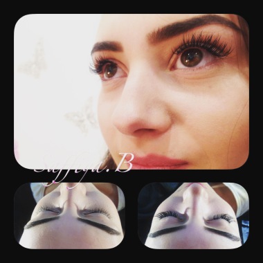 Extension cils effet glamour