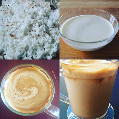 Coconutmilk coffee