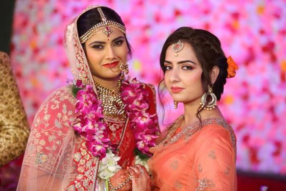 Makeup for bride n bridemaid