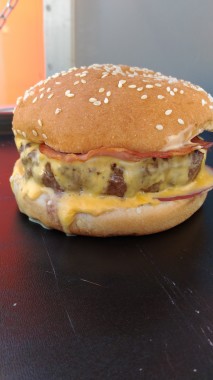 Burger bacon en 180 g .