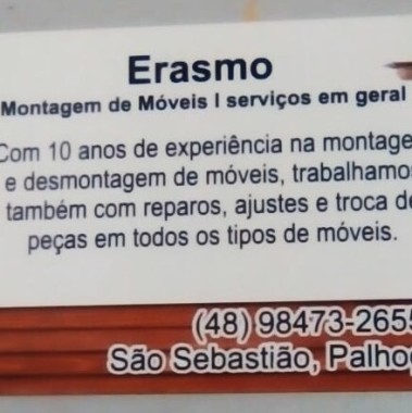 Erasmo Montagem De Móveis