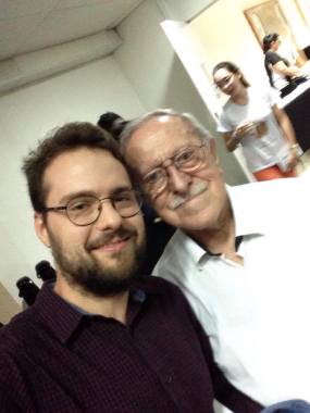 Com Dalmiro Bustos do psicodrama