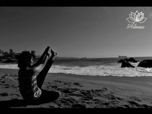 Cami haciendo la Garza.
Cami es profesora certificada de Vinyasa Yoga y actualmente haciendo un curso de perfeccionamiento en el área.