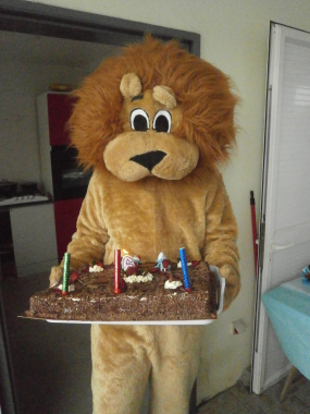 Tino notre mascotte Lion