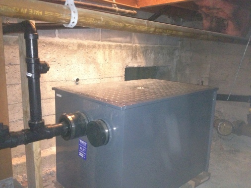 Grease Interceptor installation