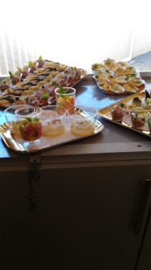 Buffet dînatoire .