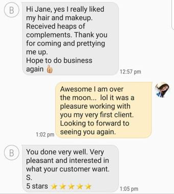 Positive feeback from client Batoul