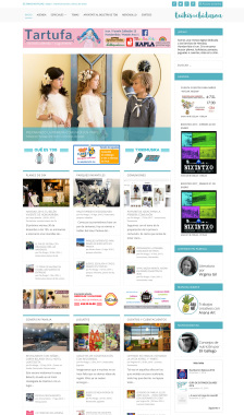 Diseño de sitio web para la revista familiar Txikis del Bidasoa y gestión de banners.