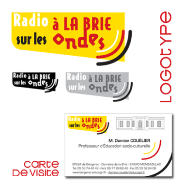 Identité visuelle pour une radio lycéenne
