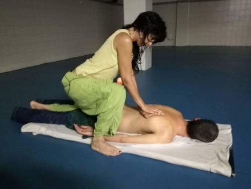 Workshop massagem de relaxamento Human Fest 2017 palácio de cristal Porto
