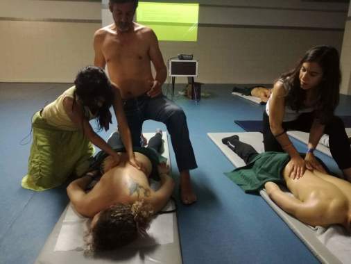 Workshop massagem de relaxamento Human Fest 2017 palácio de cristal Porto