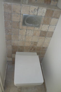 Finition WC Suspendu ( Hygiène assuré)