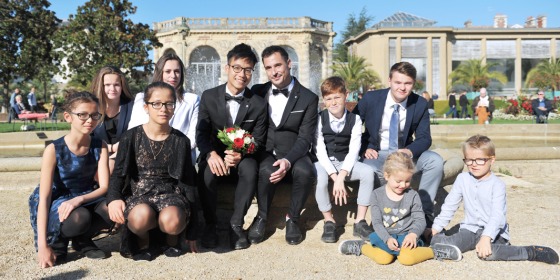 Mariage - parc du Thabor, famille 02