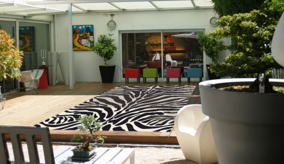Couverture d'hivernage décorée