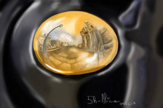 Egg- Ville dans un oeuf, surtout une étude.