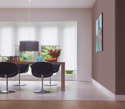 Roller blinds sheer