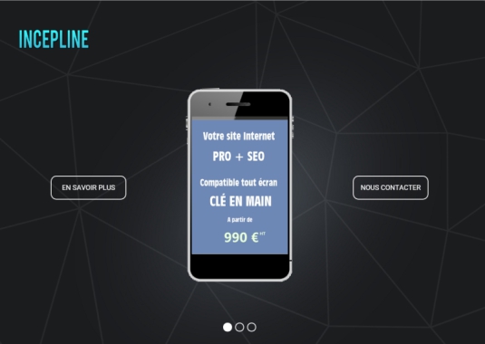 Le site vitrine de INCEPLINE, sobre, simple, moderne, efficace, compatible tous écrans. Un visuel étonnant qui marque les esprits.
(incepline.com)