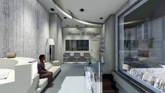 Progetto salone per parucchiere