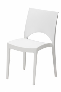 Chaise Plastique Blanc
