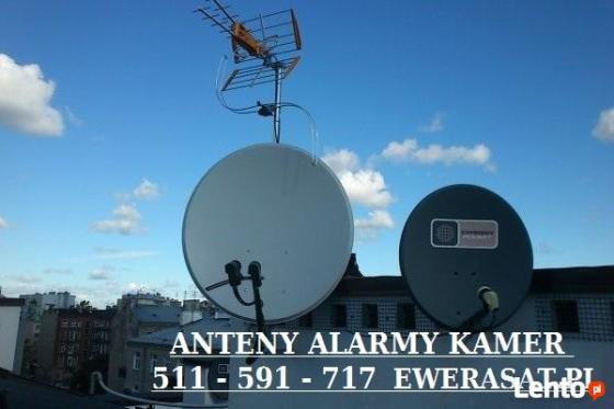 Montaż serwis anten na satelite hot bird i astre 1 i 2