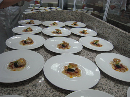 Entrée dîner de Gala