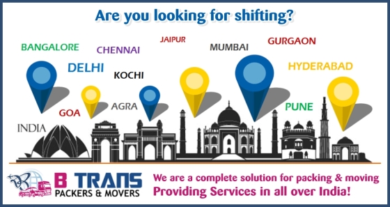 Moving Facility Anywhere in India
