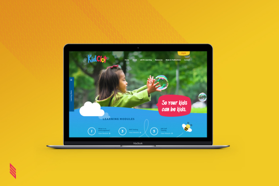 KidClot/eKITE website, branding and animated series