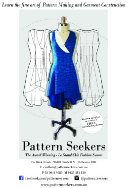 Learn the fine art of pattern making and garment construction. Receive your first lesson free.