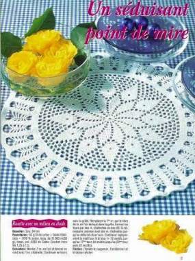 Tapete tejido a crochet